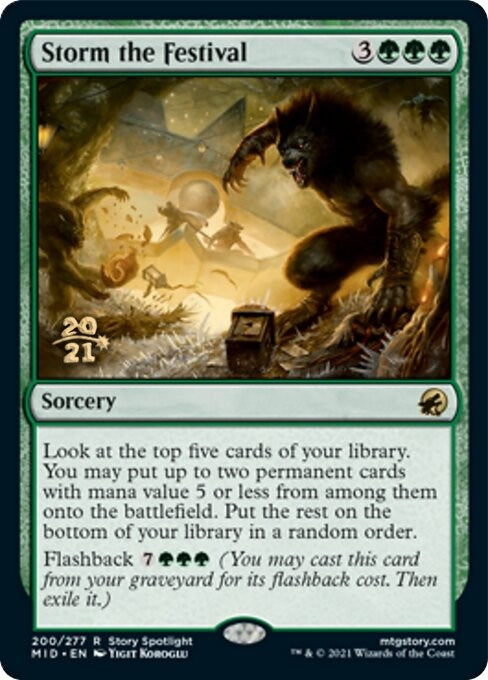 Storm the Festival (200) [PRE] - MTG Single