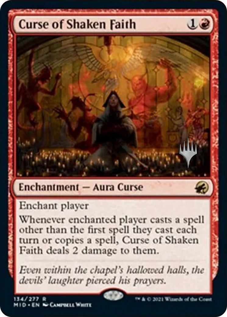 Curse of Shaken Faith (134) [PPMID] - MTG Single