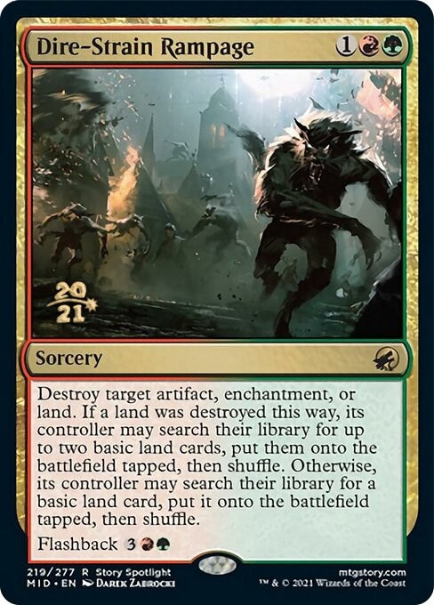 Dire-Strain Rampage (219) [PRE] - MTG Single