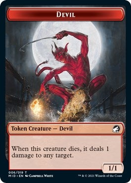 Devil Token (0) [MID] - MTG Single
