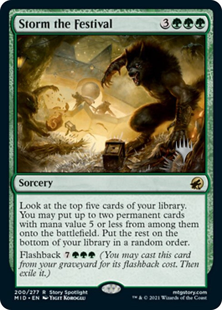 Storm the Festival (200) [PPMID] - MTG Single