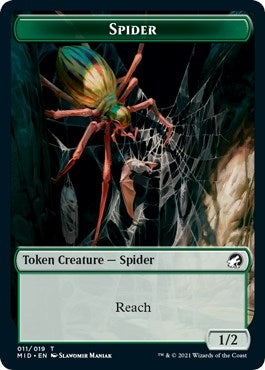 Spider Token (0) [MID] - MTG Single
