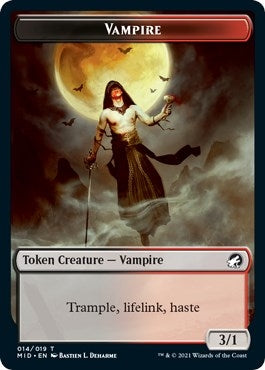 Vampire Token (0) [MID] - MTG Single