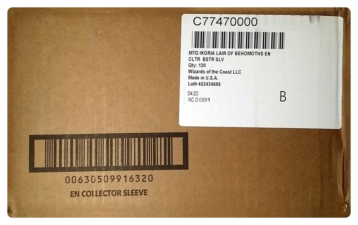 Ikoria: Lair of Behemoths - Collector Booster Hanger Pack Case [IKO] - MTG Sealed