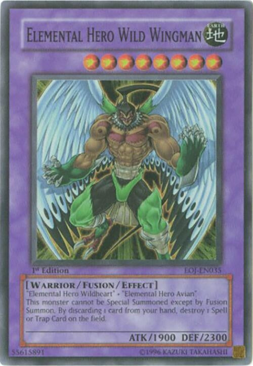 Elemental Hero Wild Wingman (35) - YuGiOh Single