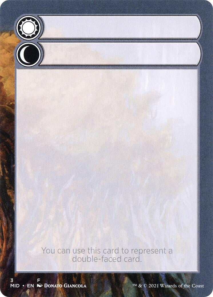 Helper Card - 3/9 (0) [MID] - MTG Single