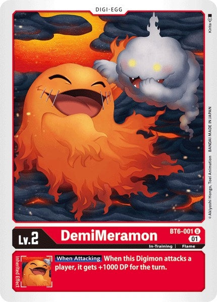 DemiMeramon (6001) [BT06] - Digimon Card Game Single