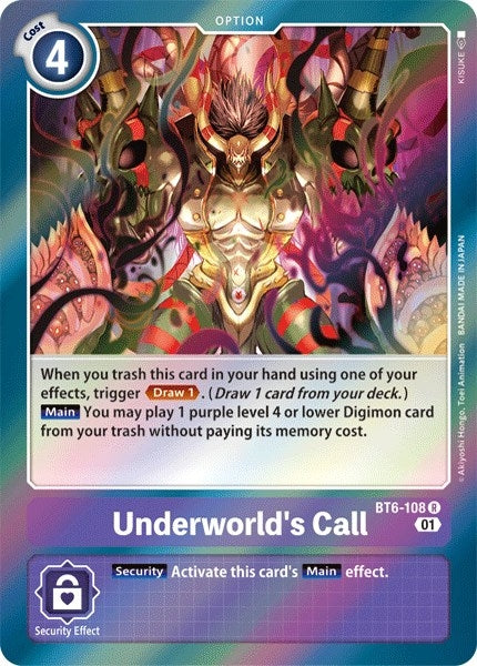 Underworld’s Call (6108) [BT06] - Digimon Card Game Single