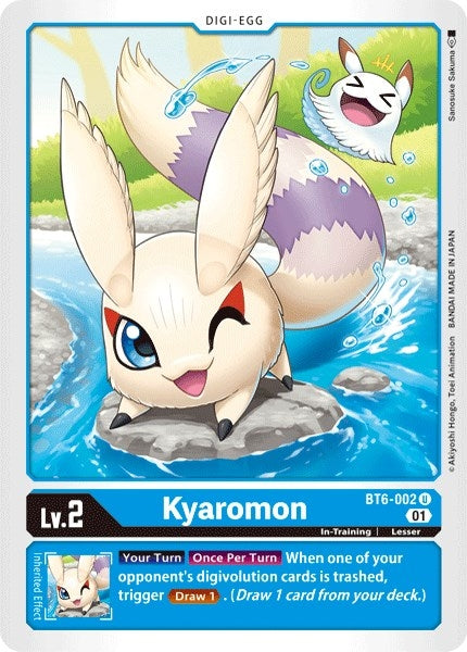 Kyaromon (6002) [BT06] - Digimon Card Game Single