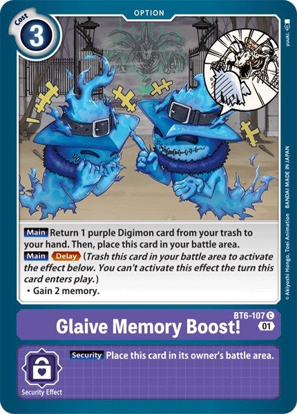 Glaive Memory Boost! (6107) [BT06] - Digimon Card Game Single