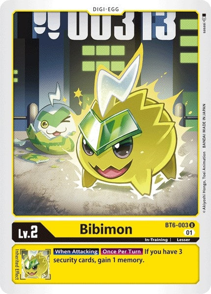 Bibimon (6003) [BT06] - Digimon Card Game Single