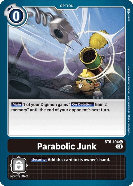 Parabolic Junk (6104) [BT06] - Digimon Card Game Single