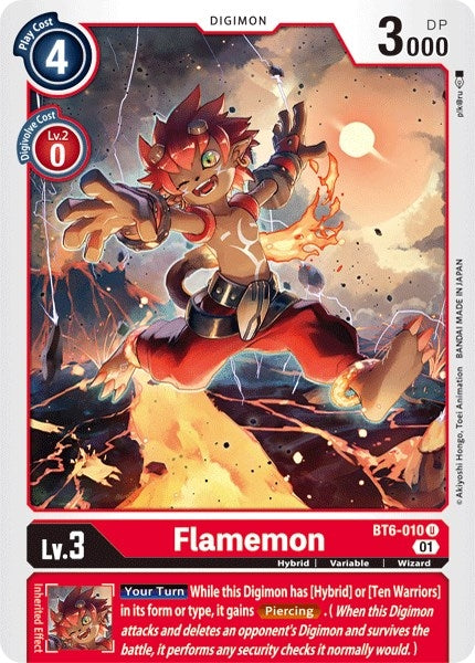 Flamemon (6010) [BT06] - Digimon Card Game Single