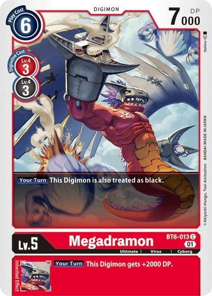 Megadramon (6013) [BT06] - Digimon Card Game Single