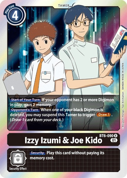 Izzy Izumi & Joe Kido (6090) [BT06] - Digimon Card Game Single