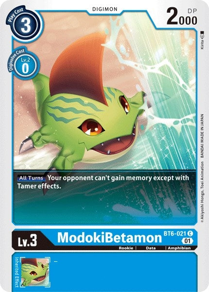 ModokiBetamon (6021) [BT06] - Digimon Card Game Single