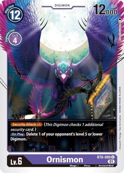Ornismon (6080) [BT06] - Digimon Card Game Single