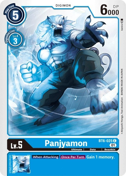 Panjyamon (6025) [BT06] - Digimon Card Game Single