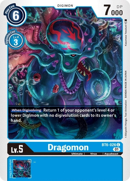 Dragomon (6026) [BT06] - Digimon Card Game Single