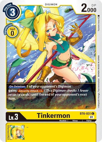Tinkermon (6031) [BT06] - Digimon Card Game Single