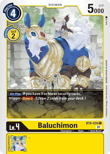 Baluchimon (6035) [BT06] - Digimon Card Game Single