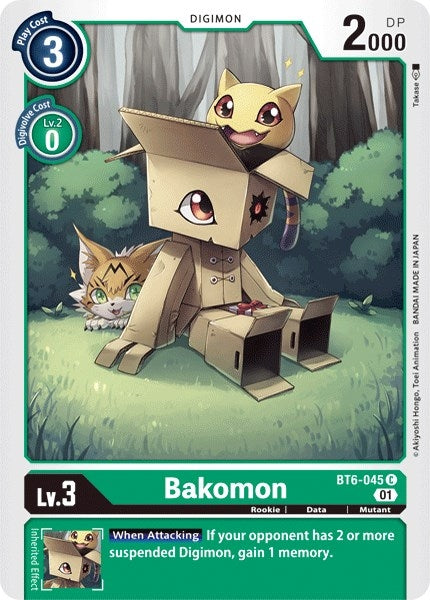 Bakomon (6045) [BT06] - Digimon Card Game Single