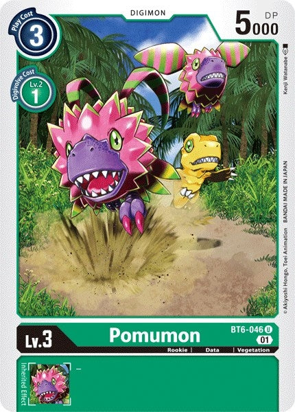 Pomumon (6046) [BT06] - Digimon Card Game Single