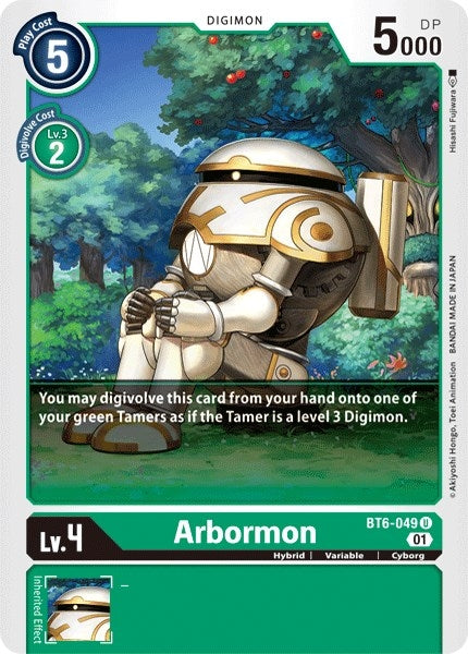 Arbormon (6049) [BT06] - Digimon Card Game Single