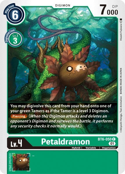 Petaldramon (6050) [BT06] - Digimon Card Game Single