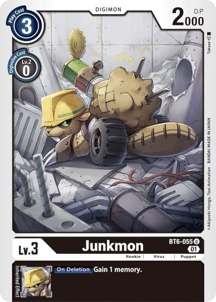 Junkmon (6055) [BT06] - Digimon Card Game Single