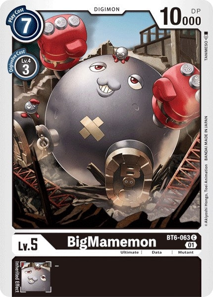 BigMamemon (6063) [BT06] - Digimon Card Game Single