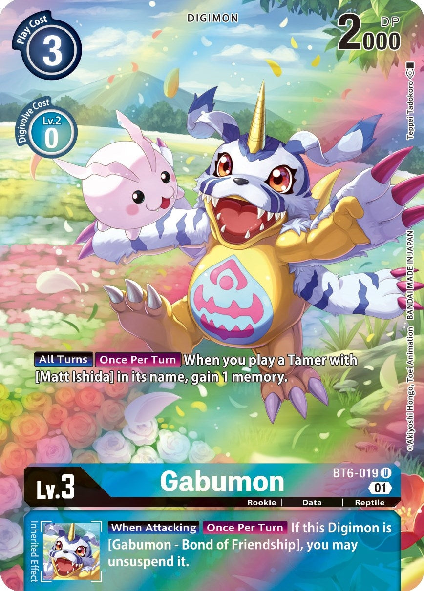 Gabumon (Alternate Art) (6019) [BT06] - Digimon Card Game Single