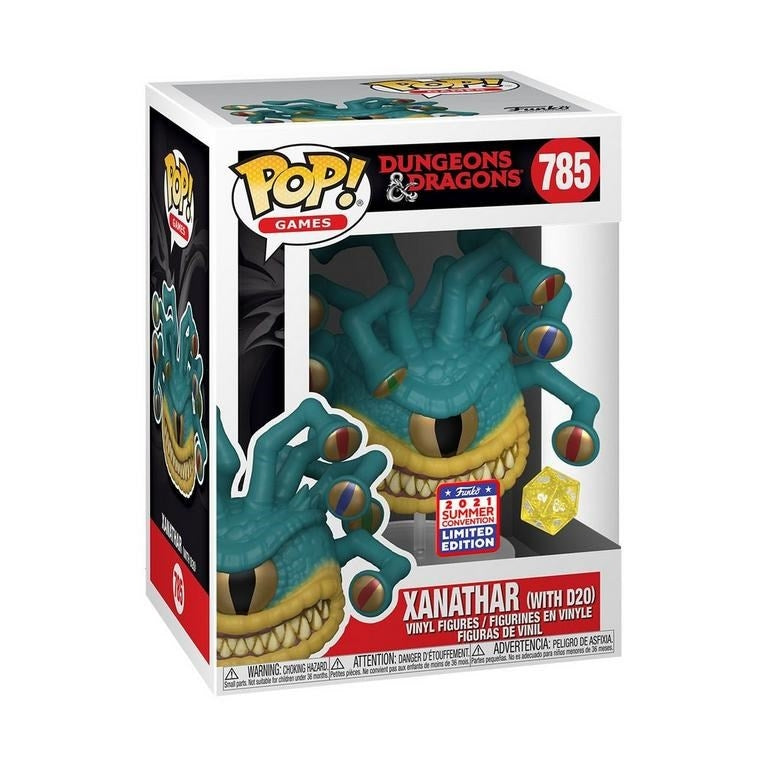Dungeons and Dragons: Xanathar (with D20) (SDCC 2021 Exclusive) (785) [POP!] - Funko Sealed