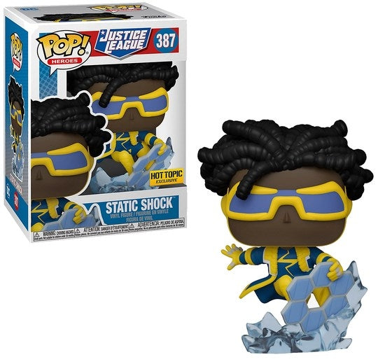 Justice League: Static Shock (Hot Topic Exclusive) (387) [POP!] - Funko Sealed