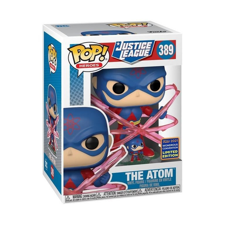 Justice League: The Atom (Funko 2021 Wondrous Convention Exclusive) (389) [POP!] - Funko Sealed