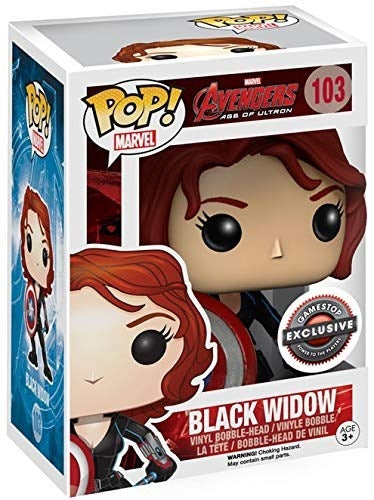 Avengers: Age of Ultron: Black Widow (With Shield) (Bobble-Head) (GameStop Exclusive) (103) [POP!] - Funko Sealed