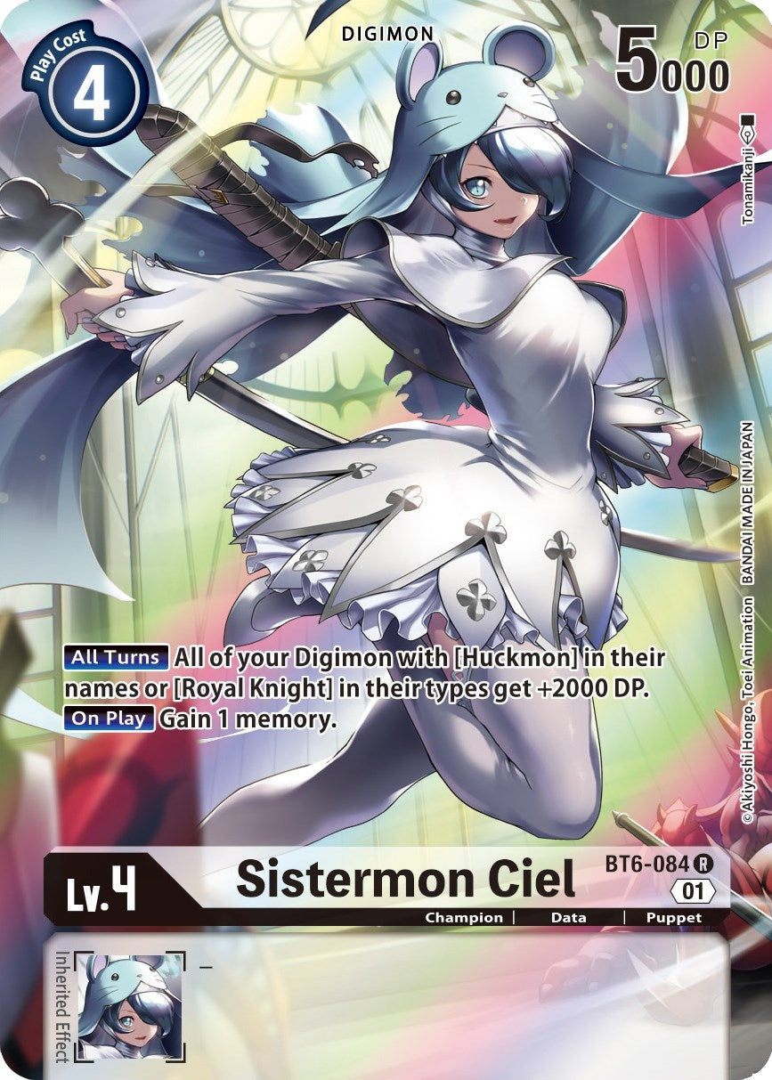 Sistermon Ciel (Alternate Art) (6084) [BT06] - Digimon Card Game Single