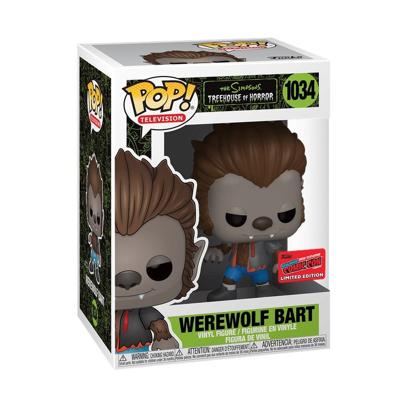 The Simpsons Treehouse of Horror: Werewolf Bart (NYCC 2020 Exclusive) (1034) [POP!] - Funko Sealed