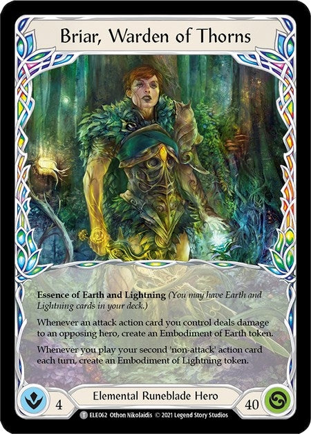 Briar Warden of Thorns // Titan’s Fist (0) [ELE] - Flesh and Blood TCG Single
