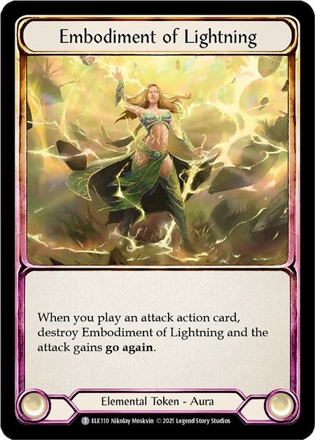 Embodiment of Lightning // Titan’s Fist (0) [ELE] - Flesh and Blood TCG Single