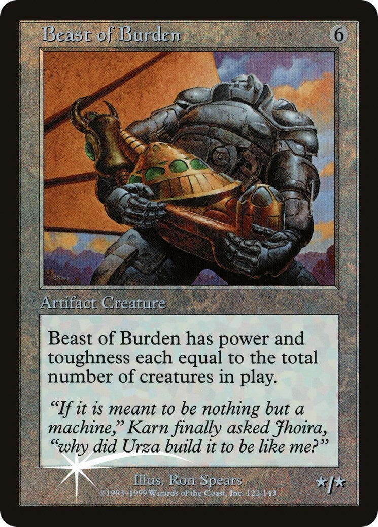 Beast of Burden (No Date) (5) [PRE] - MTG Single