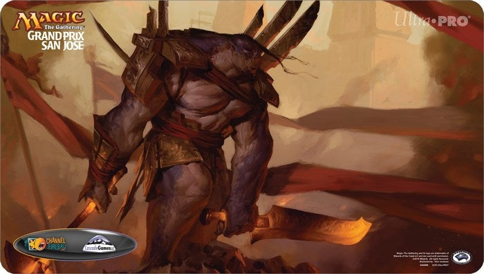 Magic Grand Prix 2015 Playmat: San Jose - Brutal Hordechief - Playmats Sealed