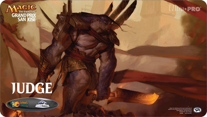 Magic Grand Prix 2015 Playmat: San Jose - Brutal Hordechief (Judge) - Playmats Sealed