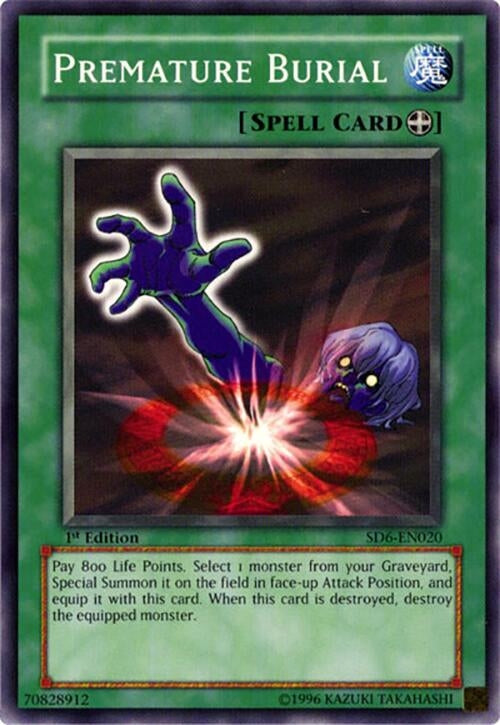 Premature Burial (6020) - YuGiOh Single