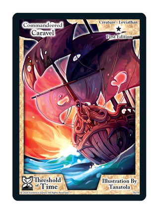 Commandeered Caravel (74) [TOT] - Exodus TCG Single