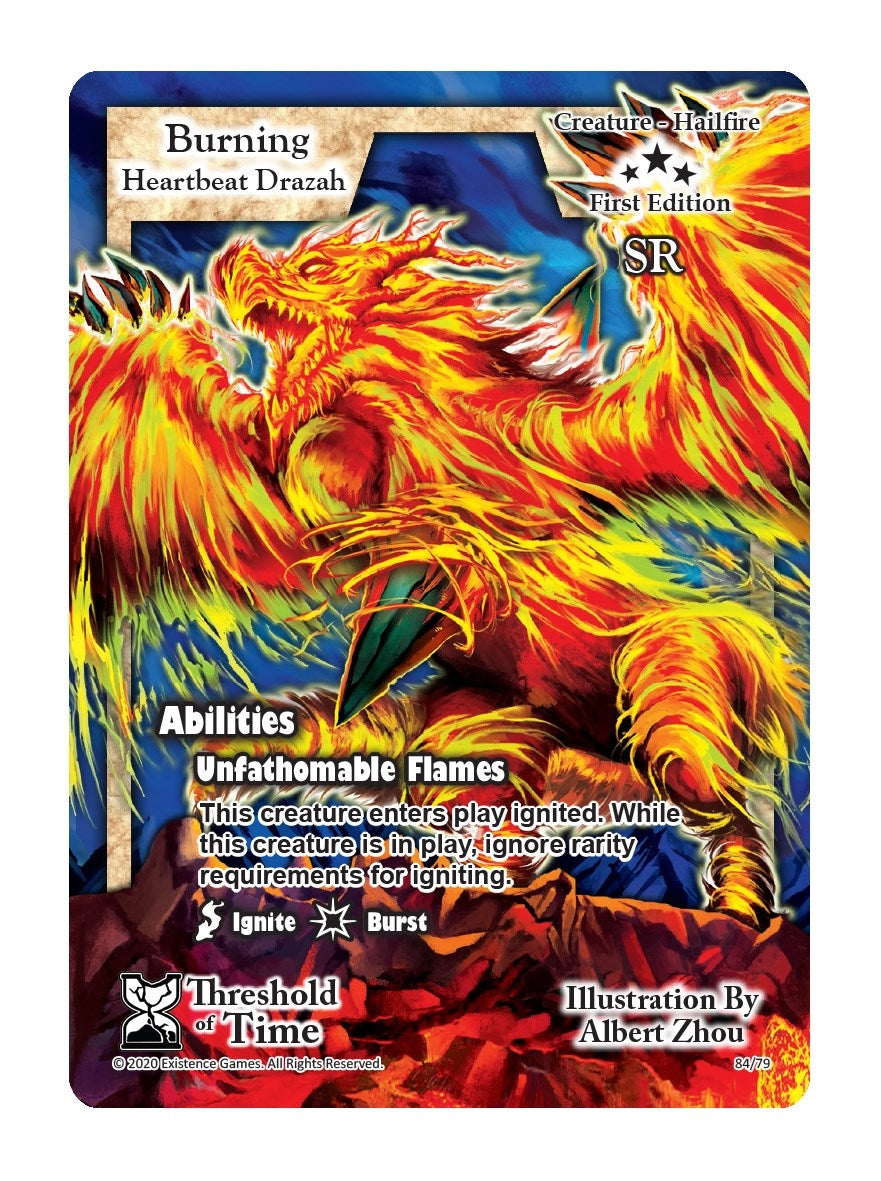 Burning Heartbeat Drazah (84) [TOT] - Exodus TCG Single