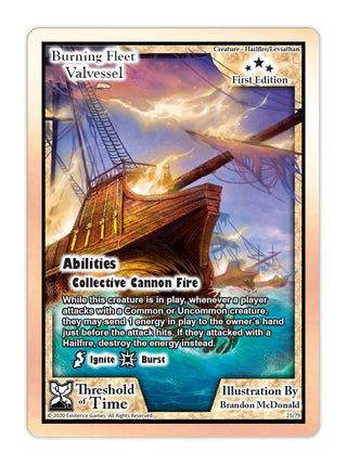 Burning Fleet Valvessel (25) [TOT] - Exodus TCG Single