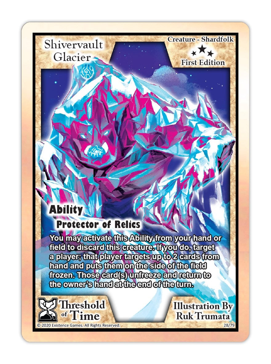 Shivervault Glacier (28) [TOT] - Exodus TCG Single