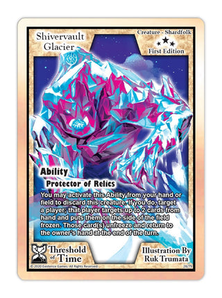 Shivervault Glacier (28) [TOT] - Exodus TCG Single