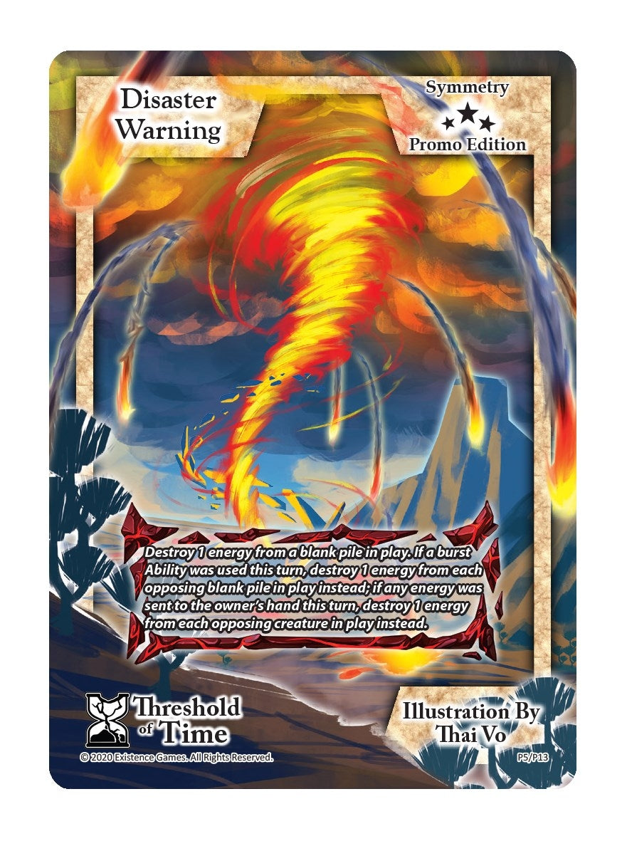 Disaster Warning (Promo Edition) (5) [PR] - Exodus TCG Single